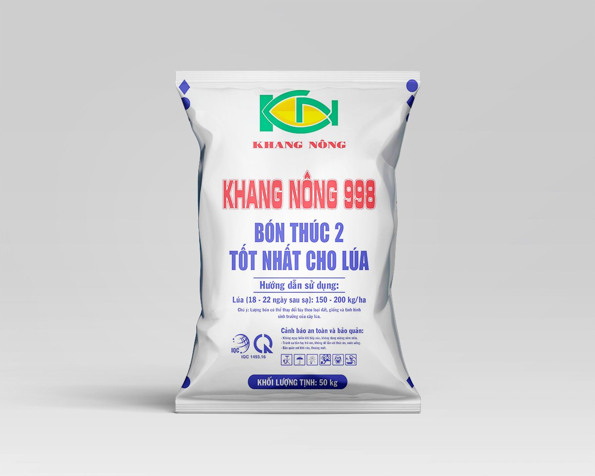 Phân bón hỗn hợp NPK Khang Nông 18-12-6 bón thúc 2