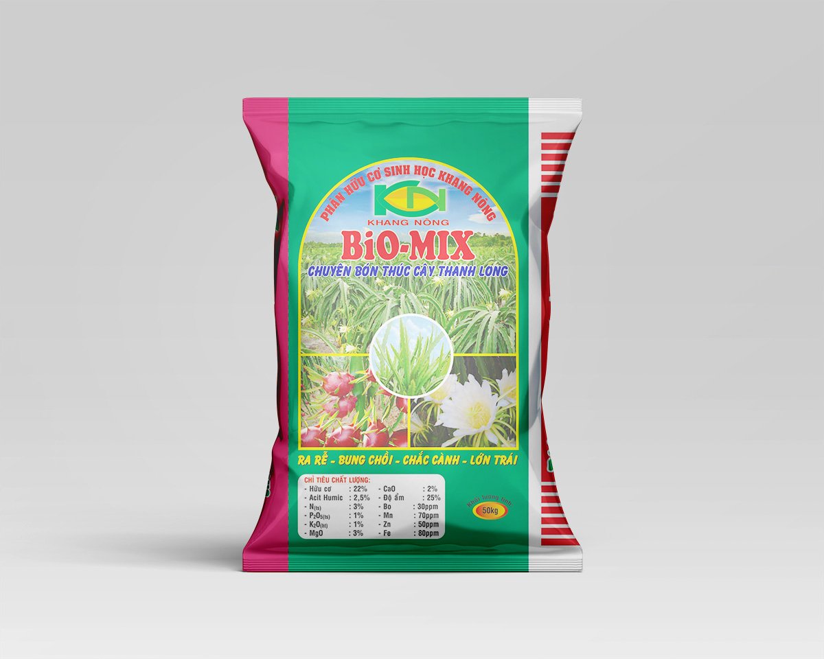 Phân bón hữu cơ sinh học Khang Nông BIO MIX 